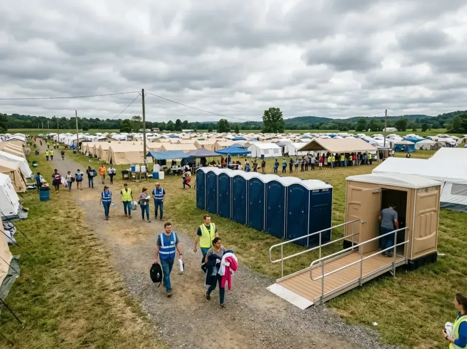 disaster-relief-camp-restrooms-010 — frequently asked questions, Dumpster & Portable Bathrooms Rental in Floresville, TX